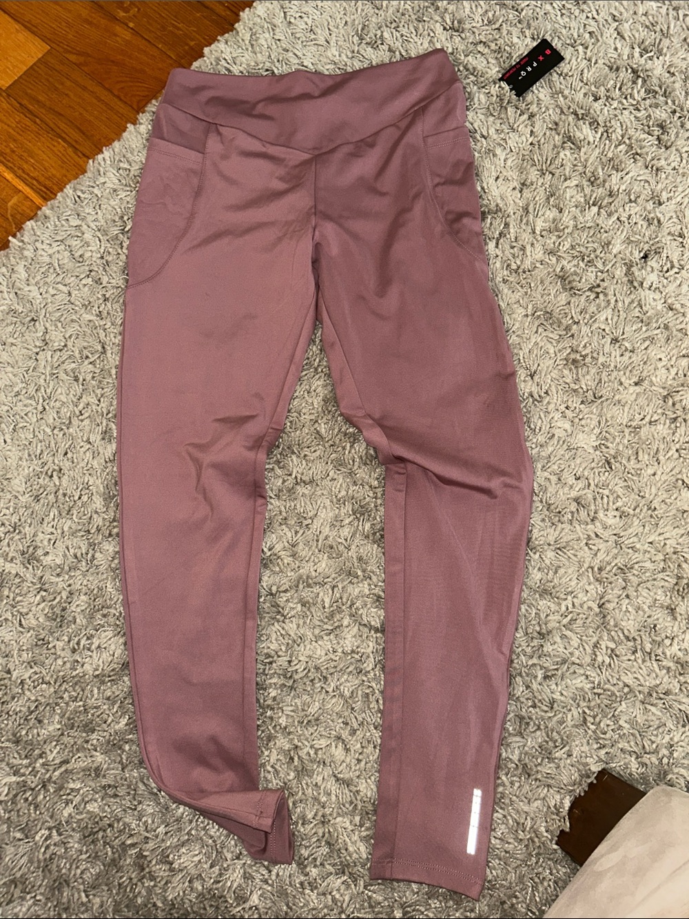 Kids Mauve Active Leggings